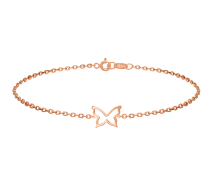 Grav Butterfly Contour Arany 14K Karkötő