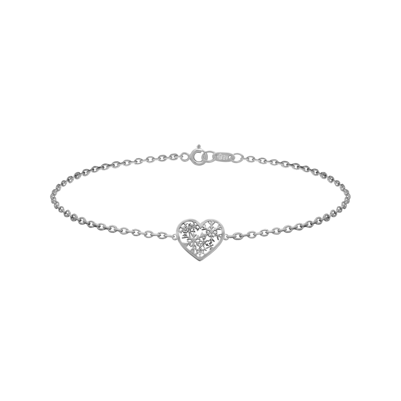 GRAV Snowflake Ezüst 925 Karkötő