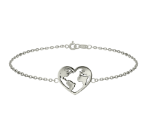 Grav Travel Love  Arany 14K Karkötő