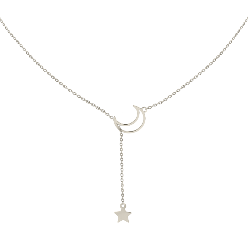 GRAV Moon And Star Arany 14K Nyaklánc