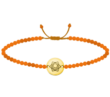 GRAV Szakrális Csakra Arany 14K Karkötő