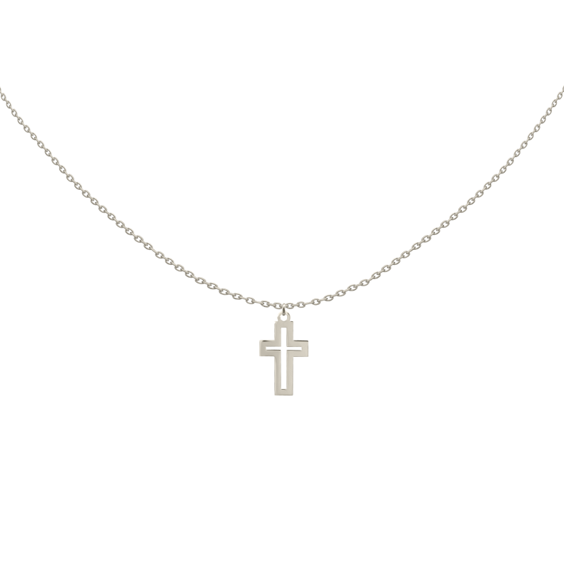 Grav Cross Contour Arany 14K Nyaklánc