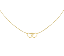 Grav Heart Clip Arany 14K Nyaklánc