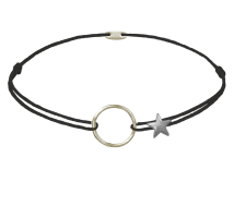 GRAV Contour Circle Arany 14K Fonalas Karkötő