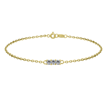 Grav Chloee 3  Arany 14K Karkötő