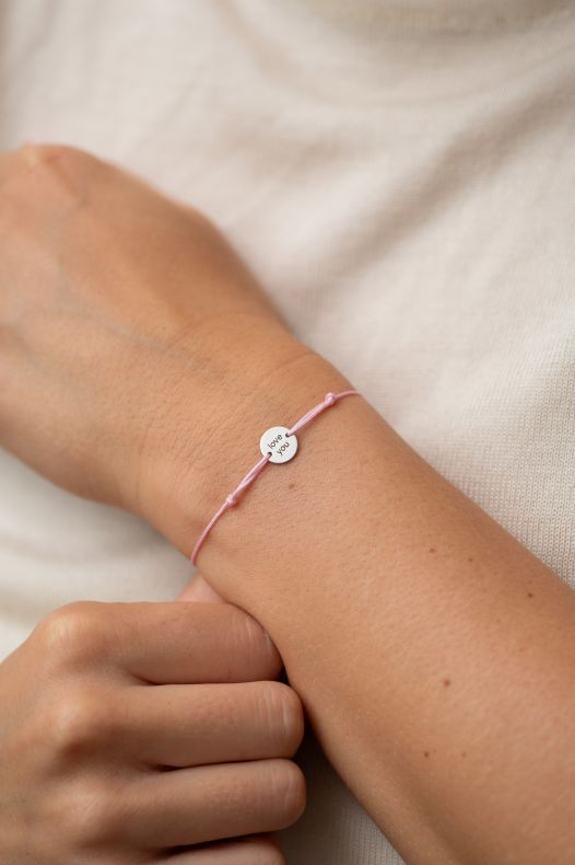 GRAV Love You Baby Arany 14K Fonalas  Karkötő