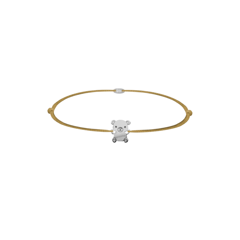 GRAV Teddy Bear Baby Ezüst 925 Fonalas Karkötő