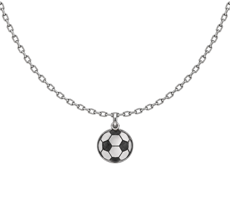 GRAV Football Ezüst 925 Férfi Nyaklánc