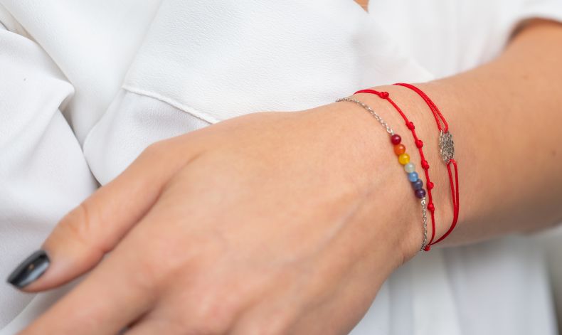 GRAV 7-Chakra Arany 14K Karkötő