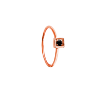 GRAV Chloee 1 Black Arany 14K Gyűrű