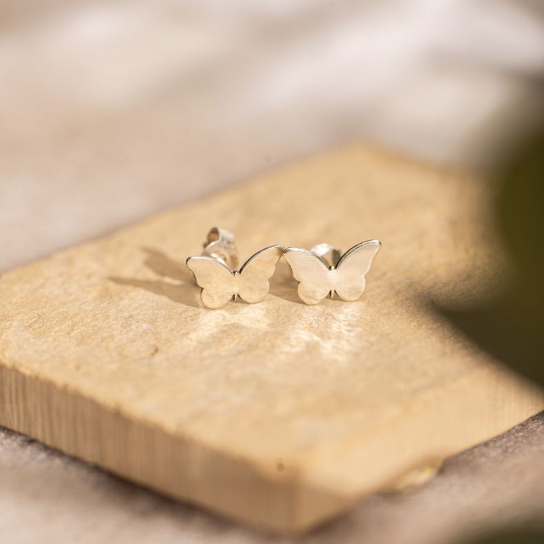Grav Butterfly Ezüst Fülbevaló