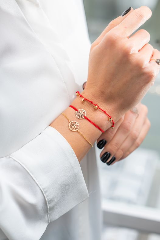 Grav Tree Of Life Arany 14K Karkötő