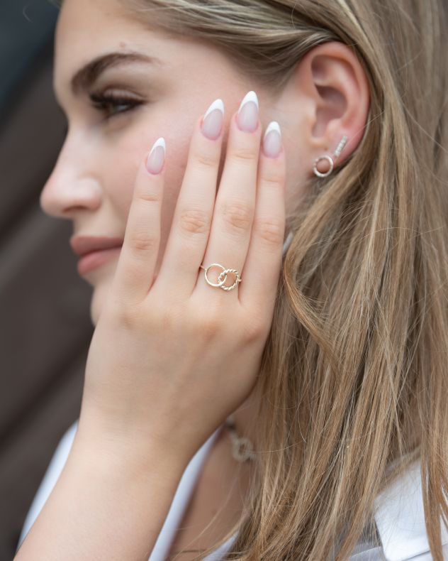 GRAV Nolita Hoop Arany 14K Gyűrű