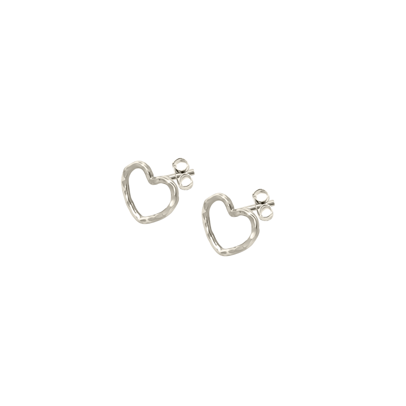 Grav Quintessa Heart Contour ARANY 14K Fülbevaló