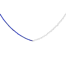 GRAV Lagoon Lapis Heart Ezüst 925 Nyaklánc