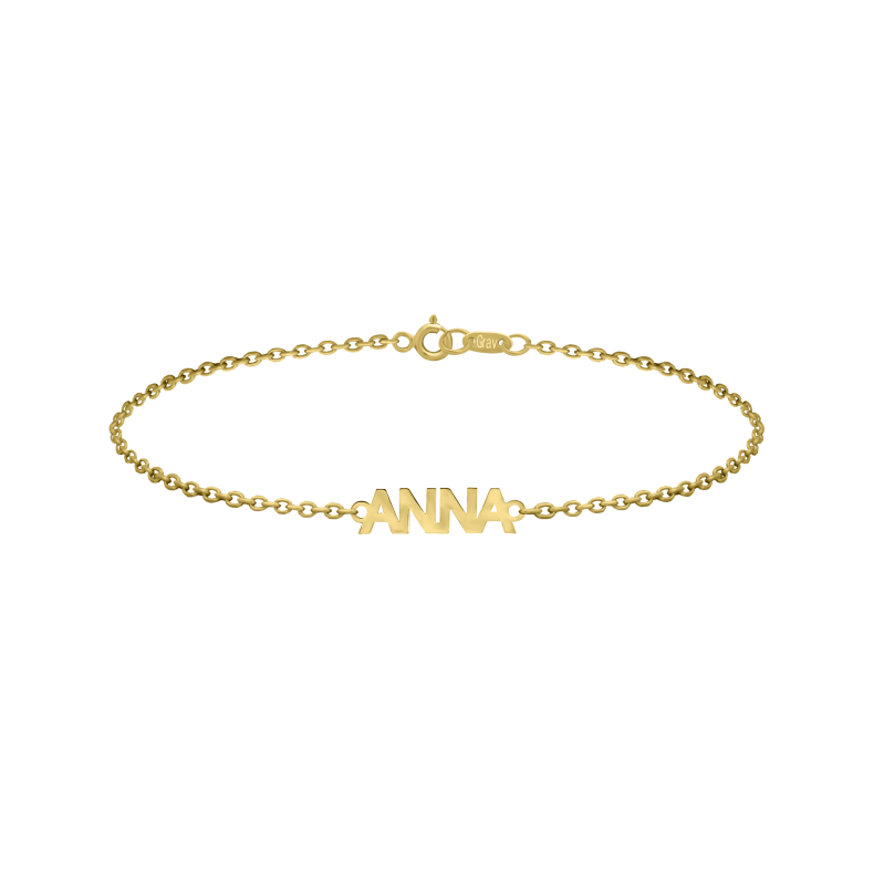 GRAV My Name Arany 14K Karkötő