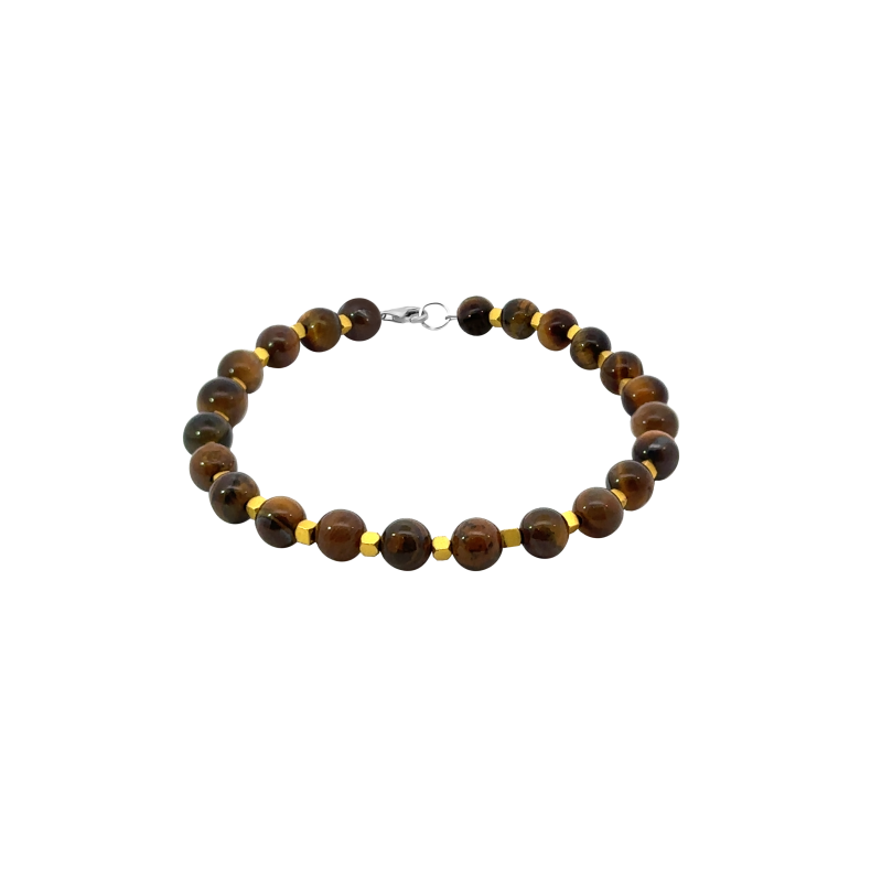 GRAV Tiger Flame Men Ásvány Karkötő