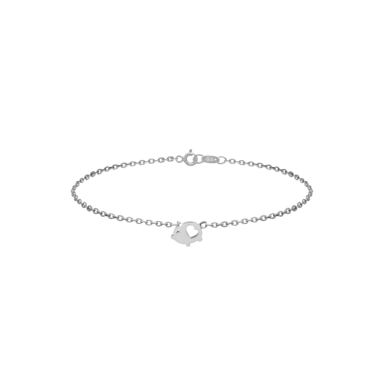 Grav Piggy Baby Ezüst 925 Karkötő