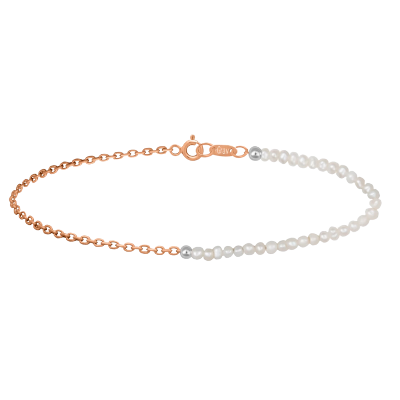 Grav Florance Pearl Arany 14K Bokalánc