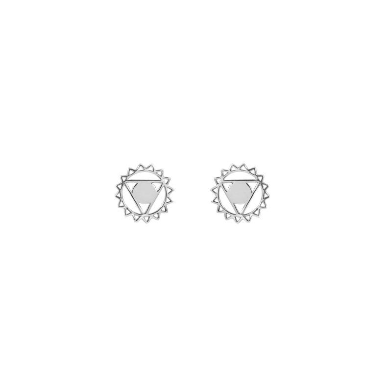 GRAV Torok Csakra Kontúr Ezüst 925 Fülbevaló