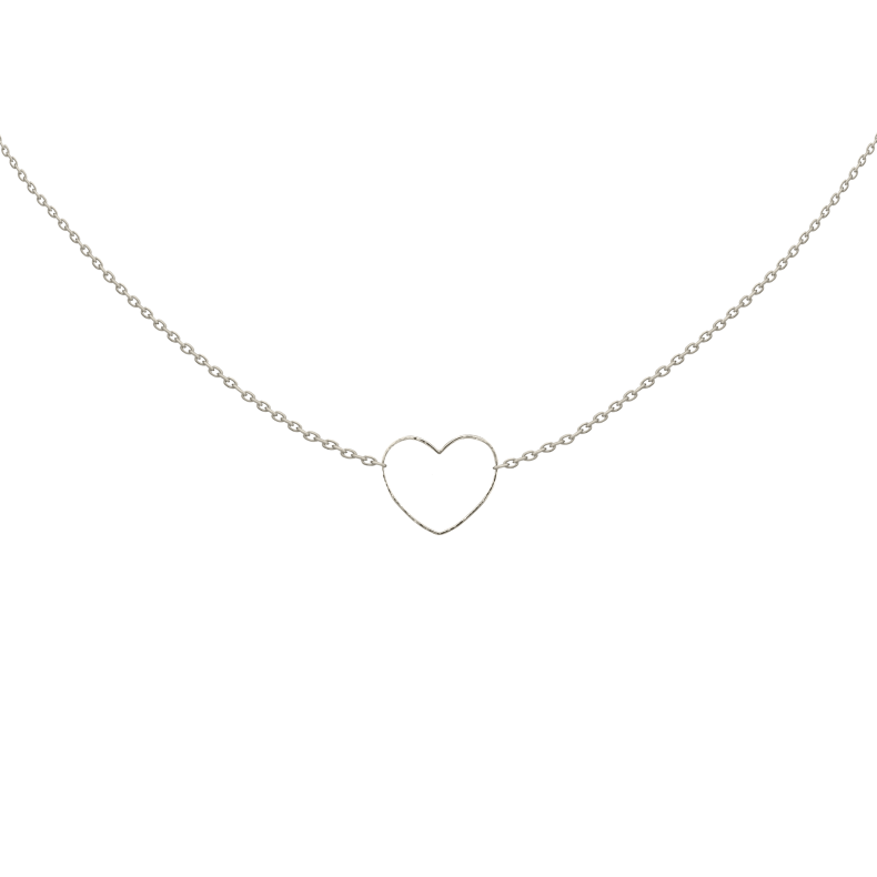 GRAV Quintessa Big Heart Contour Arany 14K Nyaklánc