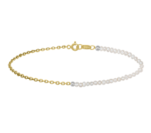 Grav Florance Pearl Arany 14K Karkötő