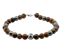 GRAV Tiger's Eye Men 4 Ezüst 925 Karkötő