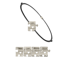 GRAV Puzzle Family 4 Arany 14K Fonalas Karkötő