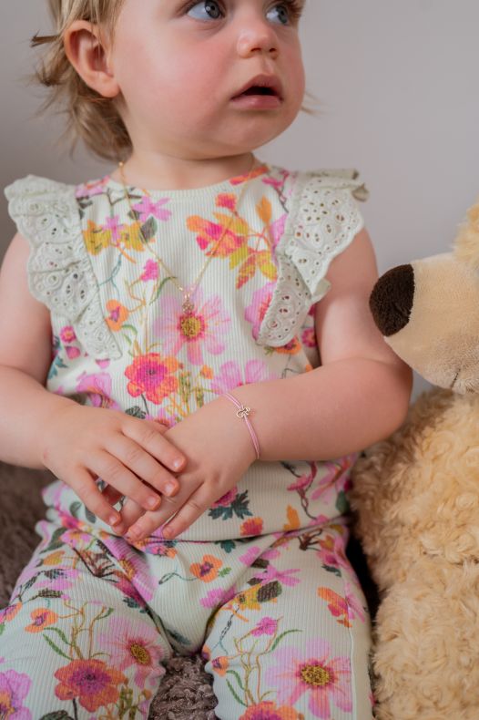 Grav Kontúr Angyal Baby Sárga Arany 14K Nyaklánc