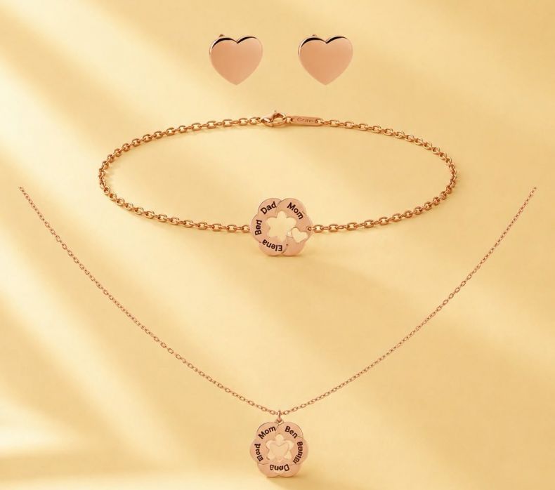 GRAV My Hearts Arany 14K Karkötő