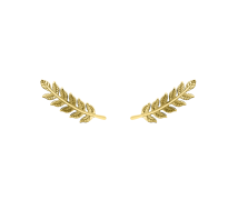 Grav Leaf Arany 14K Fülbevaló