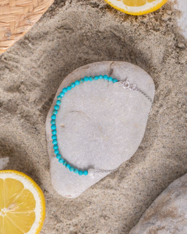 GRAV Bora Turquoise Ezüst 925 Bokalánc