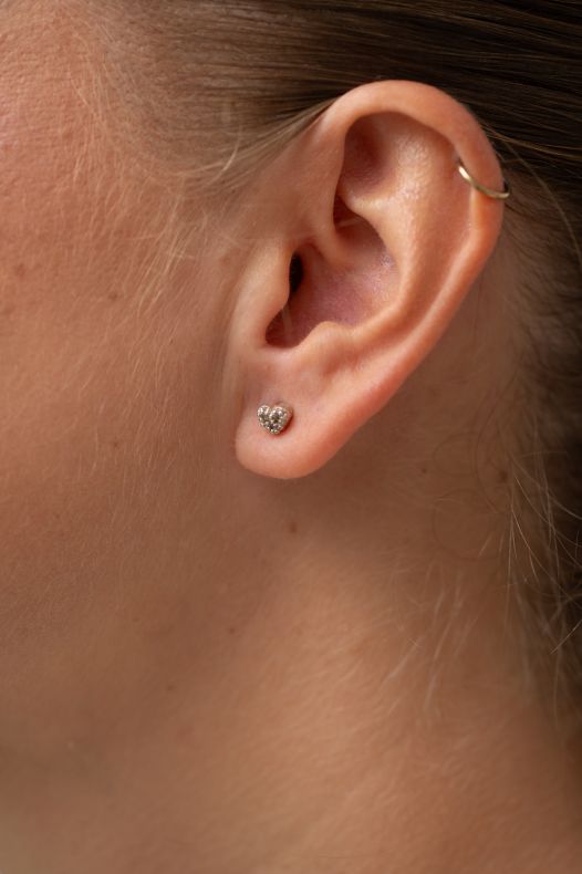 GRAV Chloee Heart Arany 14K Fülbevaló