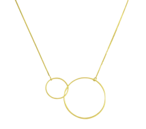 Grav Double Circle Arany 14K Nyaklánc