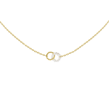 GRAV Pearl Hoop ARANY 14K Nyaklánc
