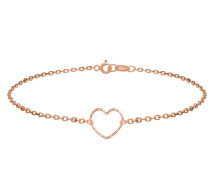 Grav Quintessa Heart Arany 14K Karkötő