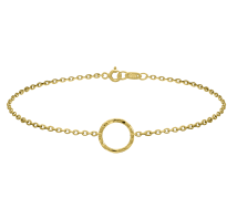 GRAV Quintessa Circle Arany 14K Karkötő