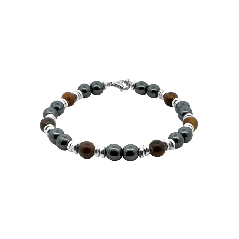 GRAV Tiger's Eye Men 5 Ezüst 925 Karkötő