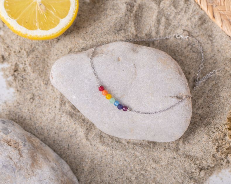 GRAV 7 Chakra Ezüst 925 Karkötő