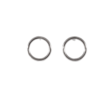 Grav Contour Circle Ezüst 925 Fülbevaló