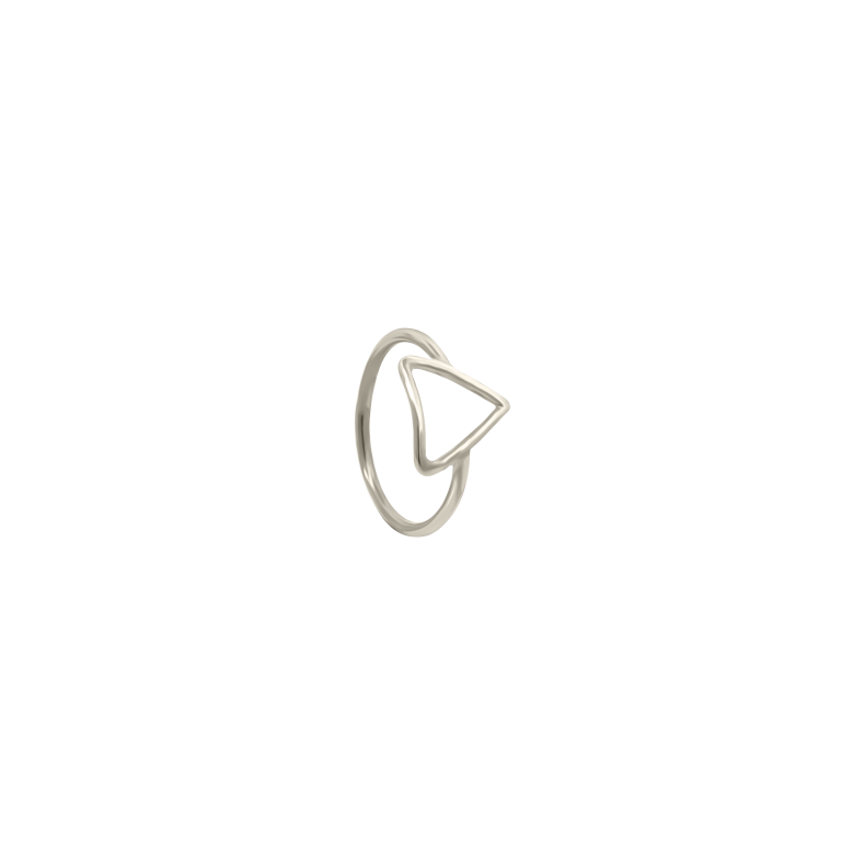 GRAV Triangle Contour Arany 14K Ujjperc Gyűrű