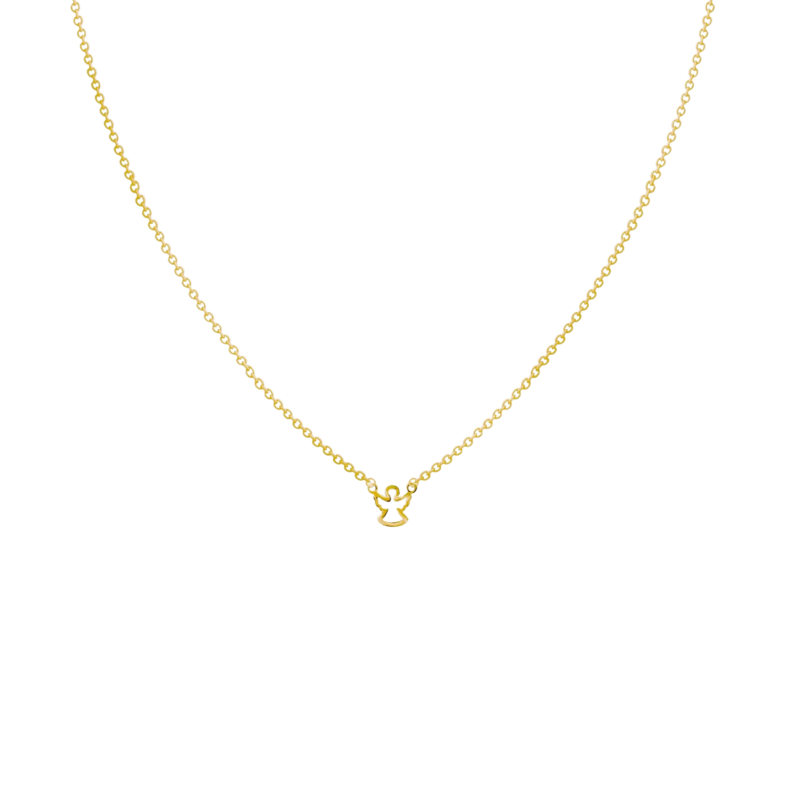 Grav Angel Contour Baby Arany 14K Nyaklánc
