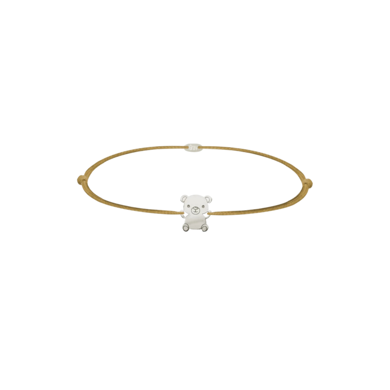 GRAV Teddy Bear Baby Arany 14K Fonalas Karkötő